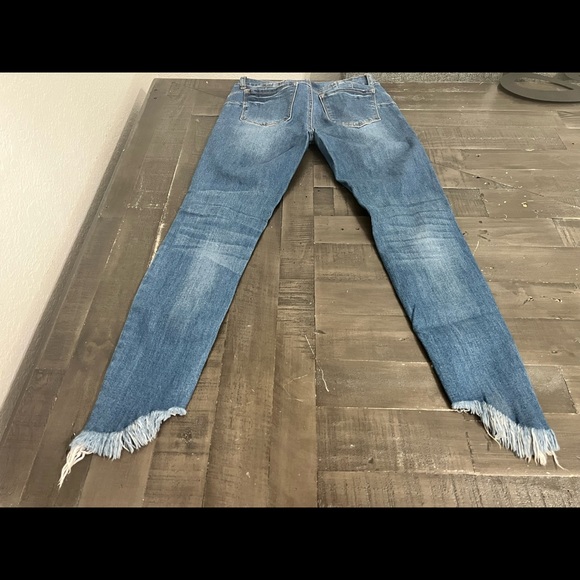 Forever 21 Ripped Ankle Jeans Size 27 - Picture 8 of 11